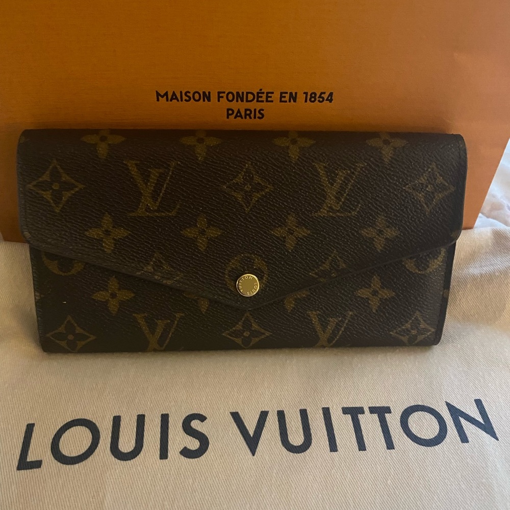 Louis Vuitton brown wallet